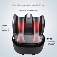 Masseur pliable pour mollets et pieds, appareil de massage des méridiens entièrement automatique avec fonction de pétrissage pour la thérapie