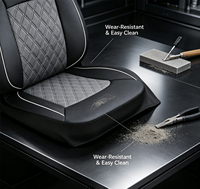 Housses de siège auto universelles MELCO Premium en polyester, ensemble complet matelassé, protections de sièges automobiles pour la plupart des véhicules, toutes saisons