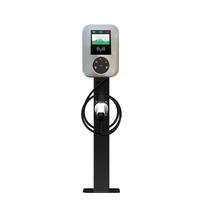 Pabrik Grosir Harga Murah Charger AC EV Wallbox Terpasang di Dinding 7KW 11KW 22KW Tipe 2 Tipe 1 GBT IP65 untuk Kendaraan Energi Baru