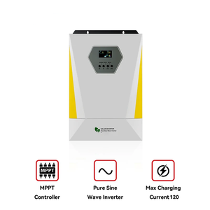 Goodcf 6.2KW 하이브리드 태양광 인버터 120A MPPT 태양열 충전 컨트롤러 V 듀얼 AC 입력 및 PV 60-500VDC 가있는 48V 오프 그리드 - Product Image 5