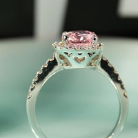 Geplatineerde 1 Karaats Gekleurde Edelsteen Moissanite Micro-Ingelegde Damesmode Trouwring Jubileum Fabriek Directe Verkoop