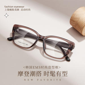 Montures de lunettes œil-de-chat T3986, monture complète en résine, unisexe, tendance mode Danyang - Product Image 2