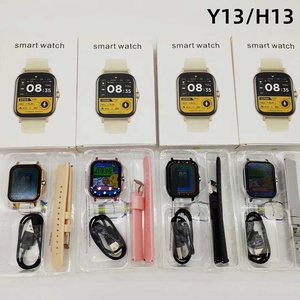 ราคาโรงงาน Y13 นาฬิกาสมาร์ทวอทช์สำหรับผู้หญิง หน้าจอสัมผัสเต็มรูปแบบ โทรออก<span class=keywords><strong>ออนไลน์</strong></span>ได้ ฟังก์ชั่นอัจฉริยะ รองรับ iOS Android พร้อมเข็มทิศ สายซิลิโคน - Product Image 6