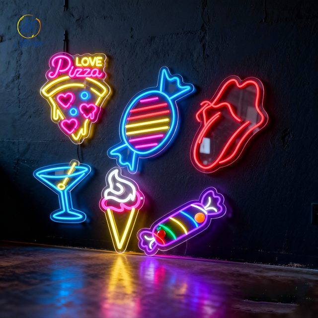 Customizable UV Print LED Sign Custom Logo Neon Advertising Business Sign No MOQ Dropshipping Manufacture Custom Neon Sign