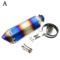 Nouveau tuyau d'échappement de moto en acier inoxydable de 51 mm avec DB Killer bleu pour X11/X4/M109r/Er6n - Boîte incluse