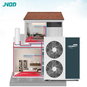 JNOD Anti Freezing Air Source R32 Heat Pump for Cold Climate Air To Water Hybrid Heat Pump Heater
