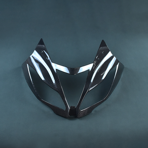 Carenado Frontal de Fibra de Carbono de Ajuste Perfecto <span class=keywords><strong>2019</strong></span>+, Accesorios de Modificación para Motocicleta, Compatible con <span class=keywords><strong>Kawasaki</strong></span> ZX-6R <span class=keywords><strong>636</strong></span> - Product Image 2