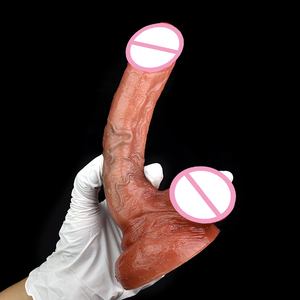 Gode réaliste en silicone FAAK avec gros testicules ventouse forte pénis artificiel incurvé jouets sexuels pour femmes <span class=keywords><strong>massage</strong></span> <span class=keywords><strong>anal</strong></span> lesbien - Product Image 4