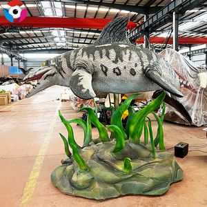โมเดลอิชทีโซซอร์เคลื่อนไหวได้ ยาว 3 เมตร - รูปปั้นสัตว์ทะเลจำลองที่สมจริงสำหรับตู้ปลาและงานแสดงโลกใต้<span class=keywords><strong>น้ำ</strong></span> - Product Image 5