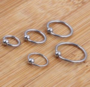 Rvs body jewelry 16 gauge nose <span class=keywords><strong>ring</strong></span> <span class=keywords><strong>BCR</strong></span> <span class=keywords><strong>penis</strong></span> tong ringen - Product Image 3