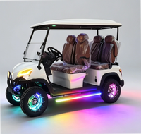Sièges électriques de luxe Sharp 4 places, style élégant au lithium, prix de gros compétitif pour villa, bar de nuit, voiturette de golf