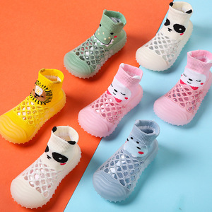Chaussettes antidérapantes en caoutchouc pour bébé, avec semelles aquatiques et coussinets <span class=keywords><strong>de</strong></span> maintien, chaussettes-chaussures pour la marche - Product Image 5