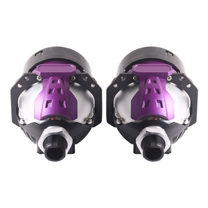Nuevos faros LED de 2,5 pulgadas, 50W, doble copa de lámpara, lente Bi Focal, súper rechazo de calor, lente de proyector Bi LED para coche Universal - Product Image 1