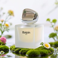 Venta al por Mayor de Botellas de Perfume Cuadradas Esmeriladas de 30ml 50ml 100ml, Botella de Lujo con Pulverizador y Tapa Dorada