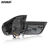JUSHUN - Luces Traseras LED Mejoradas para BMW X5 E70 07-13, Luces Traseras LED Dinámicas con Intermitentes Fluidas, Accesorios para Automóviles