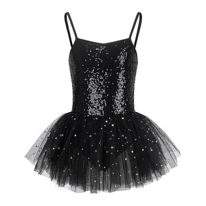 Body da Balletto <span class=keywords><strong>con</strong></span> Glitter e <span class=keywords><strong>Tutù</strong></span> Arcobaleno per Bambine e Ragazze, Abbigliamento da Allenamento per Ballerine - Product Image 5