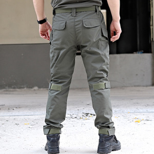 Pantalon tactique Extérieur Résistant à l'usure Respirant Zipper Fly Assault Pantalon Flat Front - Product Image 3
