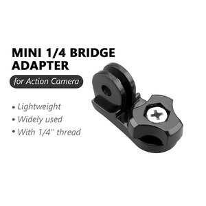 Yeah Go Pro อแดปเตอร์เชื่อมช่องสกรูขนาด1/4นิ้วสำหรับกล้องแอคชั่นกีฬา GoPro <span class=keywords><strong>SONY</strong></span> ขนาดเล็ก - Product Image 3