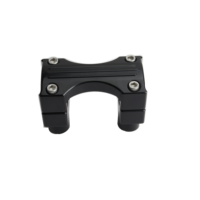Nouveau kit de rehausseurs de guidon de moto 1,0 " et 1,25 " avec design reculé en aluminium 6061 T6, couleur noire