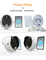 Máquina Analizadora de Piel Facial con IA para Spa Médico, Dispositivo de Análisis de Piel para Clínica de Belleza con Imágenes de 8 Espectros, Certificado CE