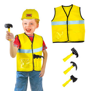 Costume da Giardinaggio, Boscaiolo, Operatore Edile, Riparatore per Bambini, Set per Giochi di Ruolo e Travestimenti - Product Image 5