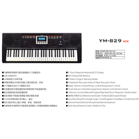 YONGMEI USB-MIDI 61 touches débutant arrangeur orgue électronique clavier de luxe Piano Profesionales Instrument de musique pour adulte