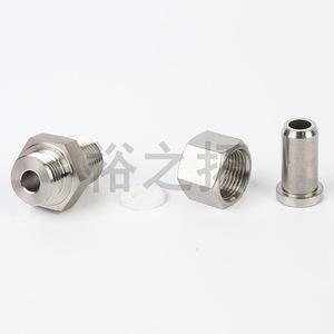 ข้อต่อเกจวัดแรงดันสแตนเลส 304 316 แบบเชื่อมชน สำหรับใช้งานในอุตสาหกรรม - Product Image 1