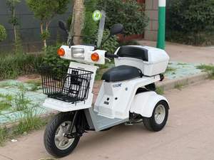 Scooter de Tres Ruedas Honda1 Gyro-X Usado, 50cc, Triciclo Inclinable, Caja de Almacenamiento Grande, Motocicleta de Reparto Comercial - Product Image 3