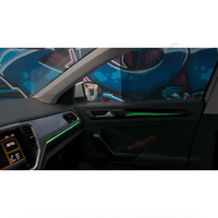 LED-Ambientebeleuchtung für VW T-ROC 2018-2022 Auto-Innenraum Atmosphärenlicht Sternenhimmel Galaxie-Stil Nachrüstung