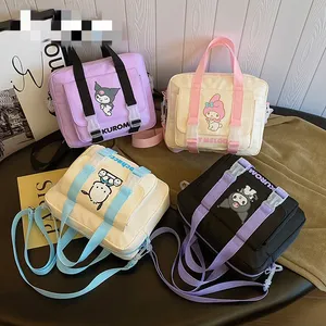 热卖紫色黑色粉色单肩包大容量斜挎包便携桶购物者行李袋手提包书包