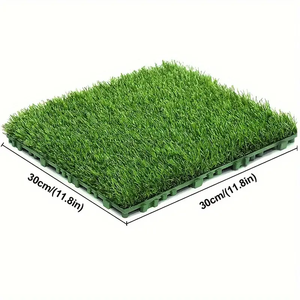 JS 30*30 60*60 Carreaux d'herbe auto-drainants pour jardin, jardin, maternelle et chien de compagnie. - Product Image 3