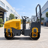 Rouleau compresseur hydraulique de 2,5 tonnes pour la réparation des routes en asphalte et le compactage des surfaces