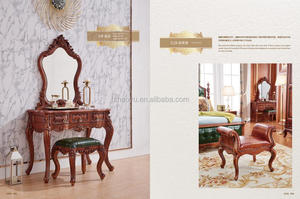 Grosir Set furnitur kamar tidur King mewah tempat tidur kayu dengan penyimpanan Harga bagus furnitur rumah untuk apartemen - Product Image 6