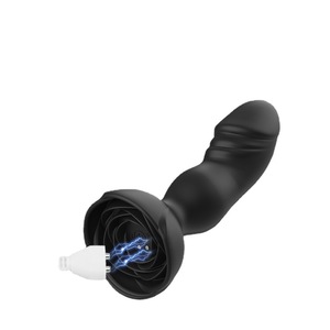 <b>Remote</b>-controlled wearable anal <b>plug</b> vibrator for both men and women, a rose-shaped anal <b>plug</b> vibrator for female masturbation - Product Image 5