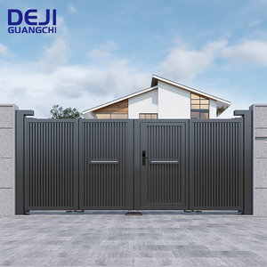 Portes coulissantes automatiques rétractables en alliage d'aluminium, écologiques, durables et anti-corrosion pour appartements et hôtels - Product Image 4