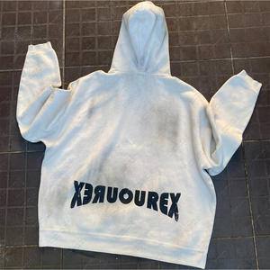 Men's 100% Cotton Heavyweight French Terry Sweatshirt <b>Oversized</b> Streetwear Printed Pullover <b>Hoodies</b> - Product Image 2