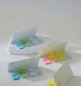 สามารถเขียนข้อความลงบนกระดาษโน้ตแบบวงกลมได้ ป้ายจัดหมวดหมู่สมุดบัญชี DIY สติกเกอร์อินเด็กซ์สำหรับจดบันทึก - Product Image 3