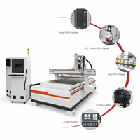 Router CNC ATC 1325/1530 con Cambiador Automático de Herramientas, Máquina de Corte de Madera para Paneles Compuestos de MDF, Acrílico y Aluminio