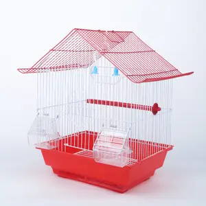 Cage pour les oiseaux, dispositif métallique coulissant Horizontal, en fer, cage pour perruches, pour élevage de petits oiseaux, vente en gros