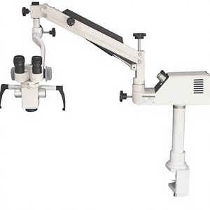 Microscopio Quirúrgico Oftálmico Portátil de 3 Pasos con Ampliación Binocular, Soporte Metálico, Uso Eléctrico en Laboratorio y Clínica - Product Image 3