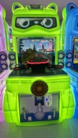Máquina de Juegos Arcade de Disparos con Robot de Dibujos Animados que Funciona con Monedas para Niños - Interactiva, con Redención de Tickets, Comercial