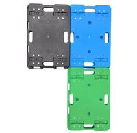 Estantería Apilable de Acero al Carbono Galvanizado en Caliente EFON Elite Silver, 4 Ruedas, Juego de 4 Piezas, Rodamientos Dobles de Precisión