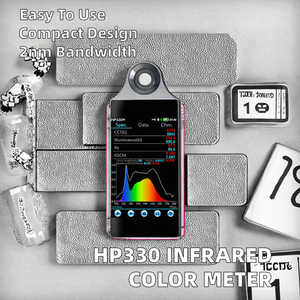 Espectrómetro Infrarrojo Portátil HP330 HP330P, Medidor de Temperatura de Color Portátil y Conveniente para Análisis de Luz con Espectrómetro HP330 Po - Product Image 3