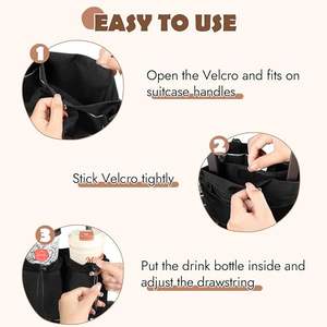 Portabevande da viaggio portabagagli portabicchieri per passeggini <span class=keywords><strong>con</strong></span> <span class=keywords><strong>corda</strong></span> - Product Image 2