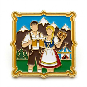 Pin <span class=keywords><strong>de</strong></span> Solapa <span class=keywords><strong>de</strong></span> Aleación <span class=keywords><strong>de</strong></span> Zinc con Diseño <span class=keywords><strong>de</strong></span> Reloj <span class=keywords><strong>de</strong></span> Cuco Alpino <span class=keywords><strong>de</strong></span> Esmalte Suave, Directo <span class=keywords><strong>de</strong></span> Fábrica, para Festivales Regionales <span class=keywords><strong>de</strong></span> Cervecerías Artesanales - Product Image 2