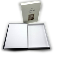 Boîtes en papier vides personnalisées, impression dorée, boîtes décoratives pour livres, pour hôtel