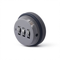 Cerradura de Combinación sin Llave de 3 Dígitos para Gabinete, Cerradura de Leva con Contraseña Reajustable, Cilindro de Aleación de Zinc para Cajón, Armario y Archivador