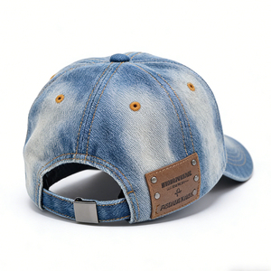 High Quality Custom Embroidered Canvas Dad Hat 6-Panel Adjustable with Metal Buckle Bulk Orders for Streetwear Brands - Product Image 4