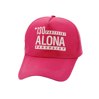 Casquettes de baseball respirantes en coton 100% à 5 panneaux avec logo brodé en relief 3D bicolore personnalisé