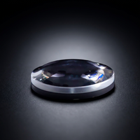 Lentille optique plano-convexe en verre de silice fondue H-K9L BK7, diamètre 15 mm, avec BBAR 400-1100 nm, R<0,5%